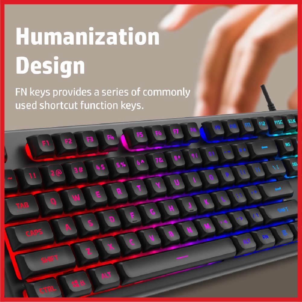 HP KM300F Gaming Keyboard and Mouse Combo CyberDeals.lk Ultimate