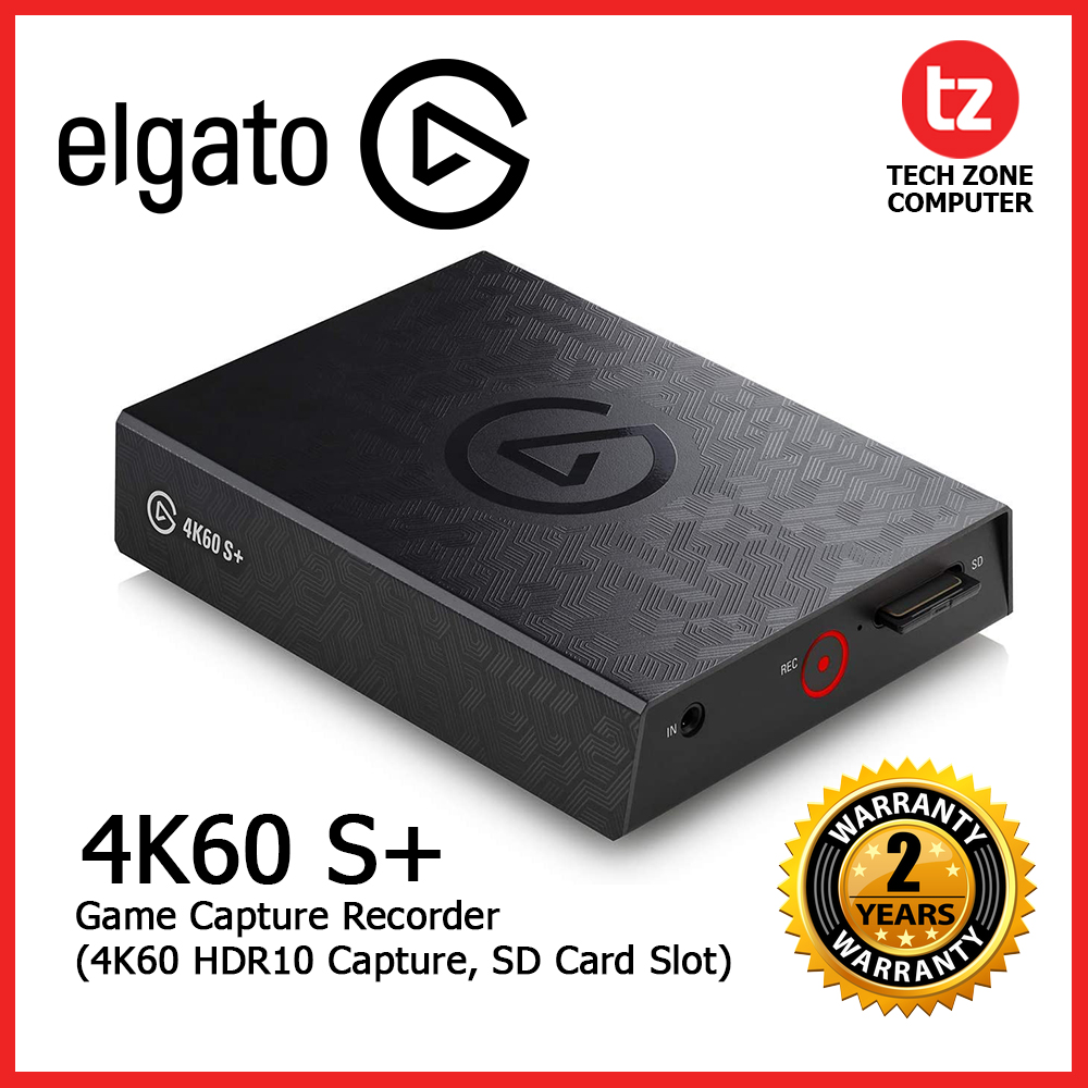 ELGATO Game Capture 4K60 S+ (4K60 HDR10 Capture, SD card slot) [10GAP9901]