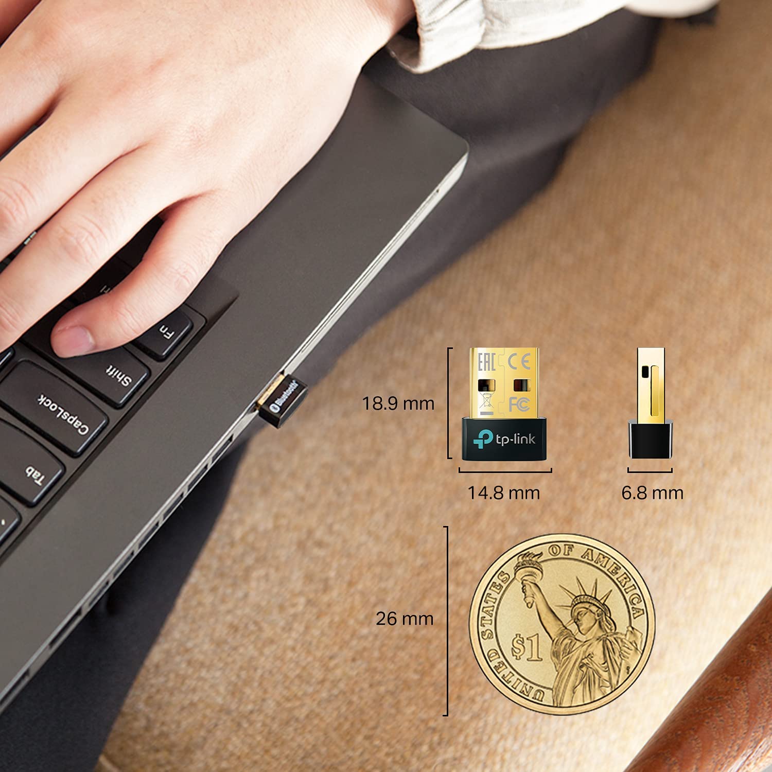 Tp link ub500 wireless bluetooth 5 0 nano usb adapter for pc desktop
